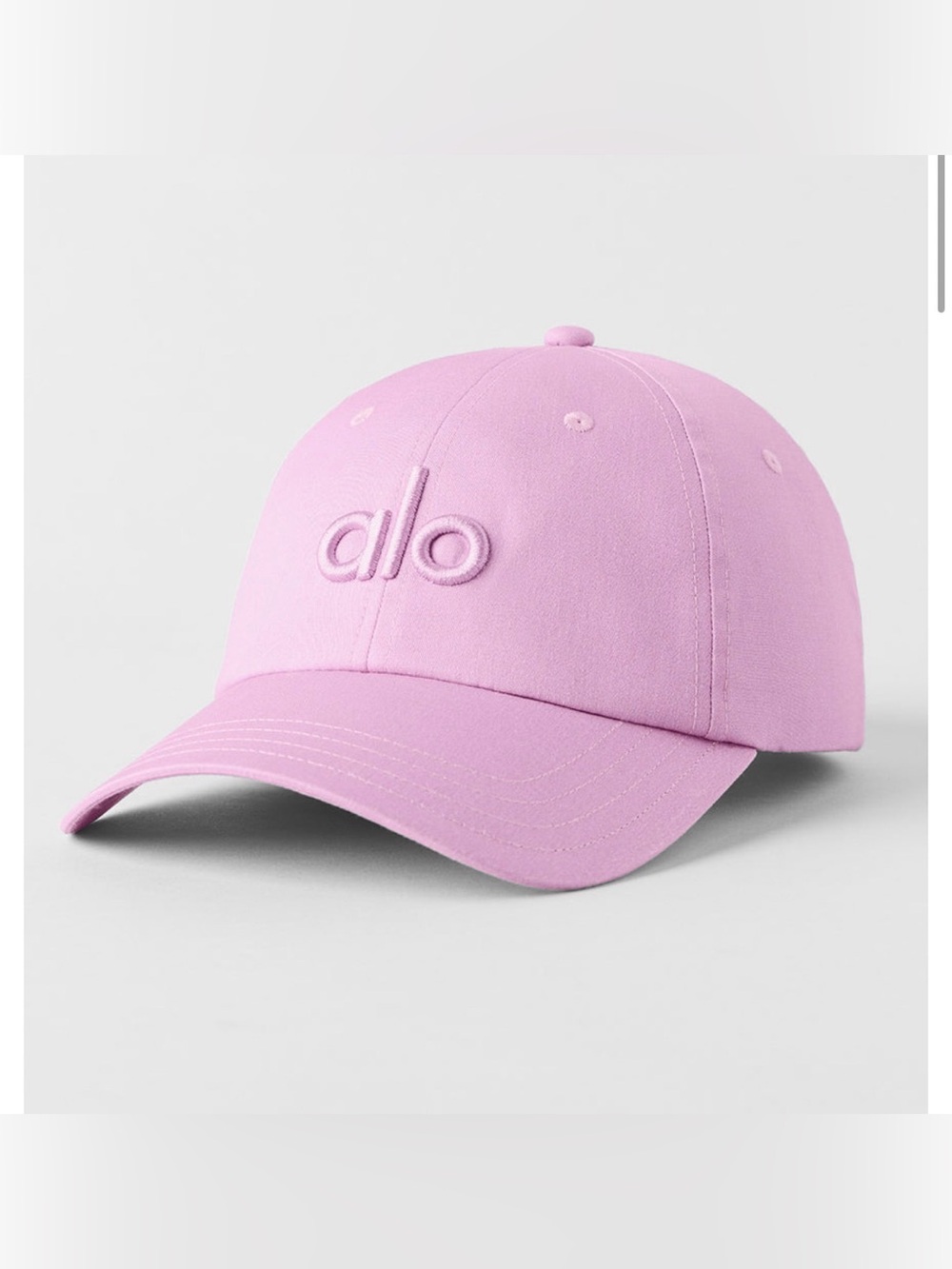 ALO Yoga Candy Heart Pink Embroidered Logo Hat